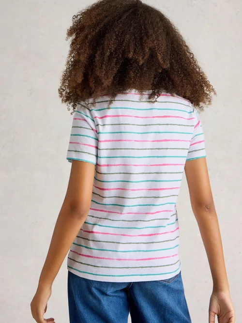 T-Shirt Abbie - White Mlt - 50/R Bild 4