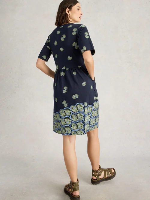 Jerseykleid Thea - Navy Pr - 50/R Bild 4