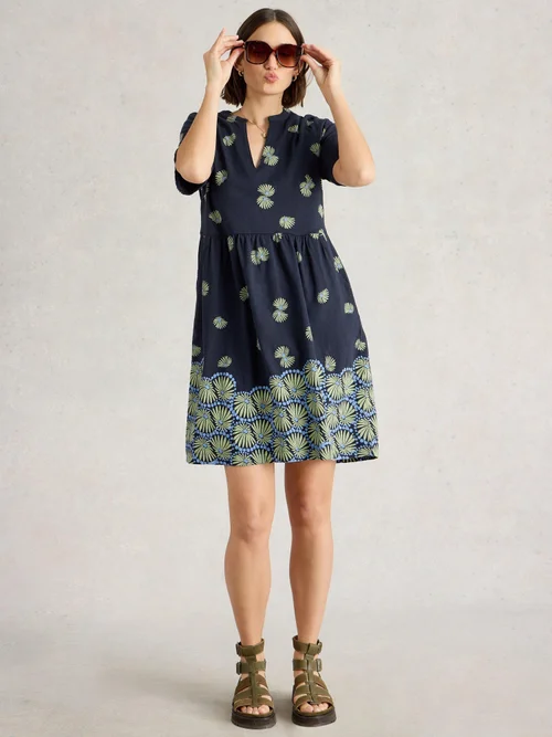 Jerseykleid Thea - Navy Pr - 50/R Bild 1