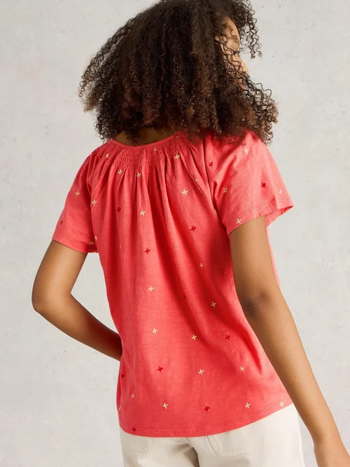 Bestickte Bluse Luella - Coral Mlt - 42 Bild 4
