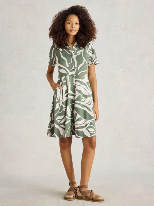 Blusenkleid Ria aus Jersey - Green Pr - 52/R Bild 2