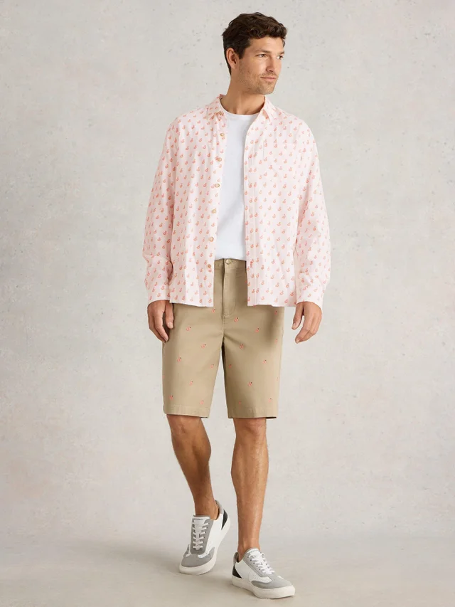 Hemd mit Flamingoprint