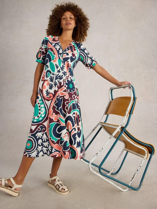 Jerseykleid Megan - Blk Mlt - 52/R Bild 1