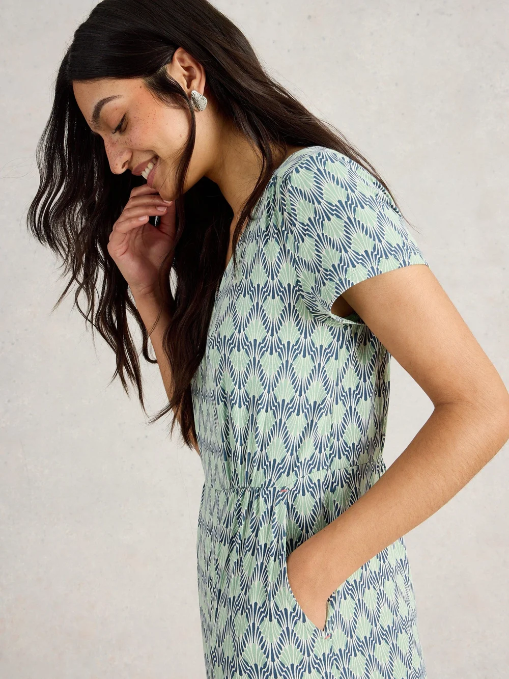 Jerseykleid Tallie - Lgt Green - 52/R Bild 1