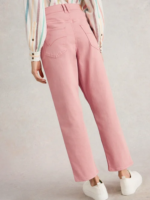 7/8-Jeans Blake mit geradem Bein - Mid Pink - 46/R Bild 4