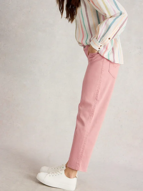 7/8-Jeans Blake mit geradem Bein - Mid Pink - 46/R Bild 1
