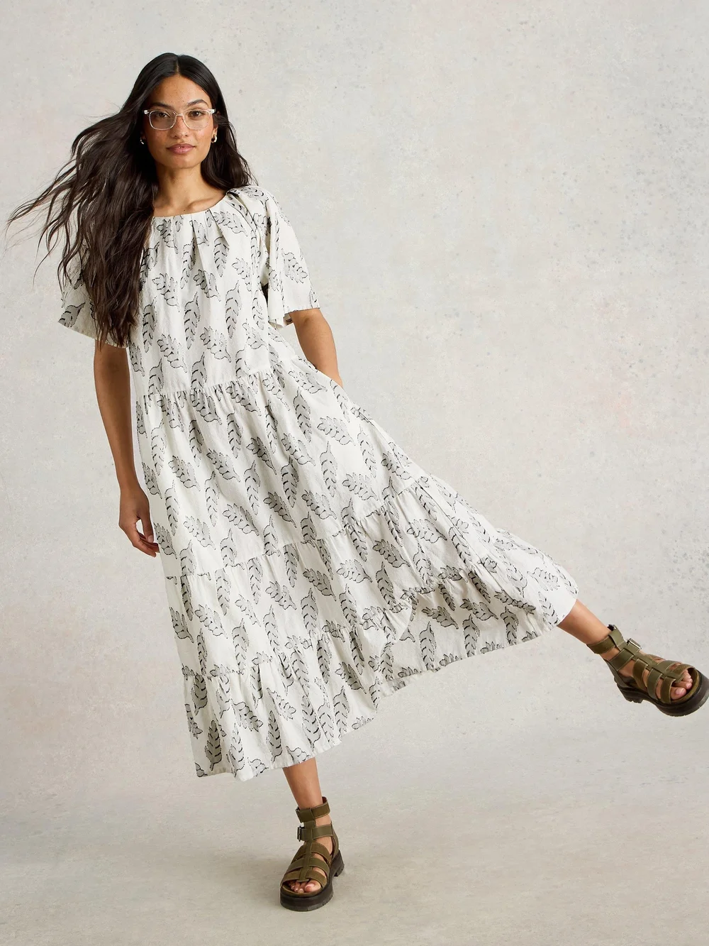 Jacquardkleid Spruce - White Mlt - 38/R Bild 1