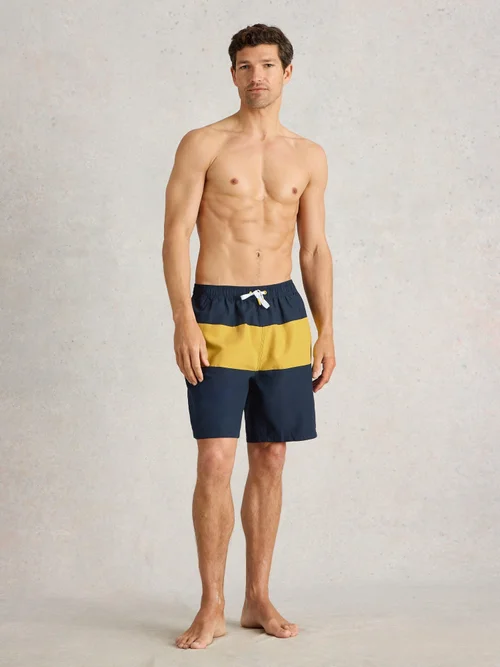 Badeshorts Colour-Block - Navy Multi - XXXL Bild 2