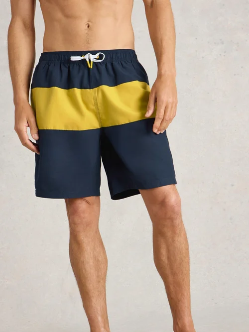 Badeshorts Colour-Block - Navy Multi - XXXL Bild 1