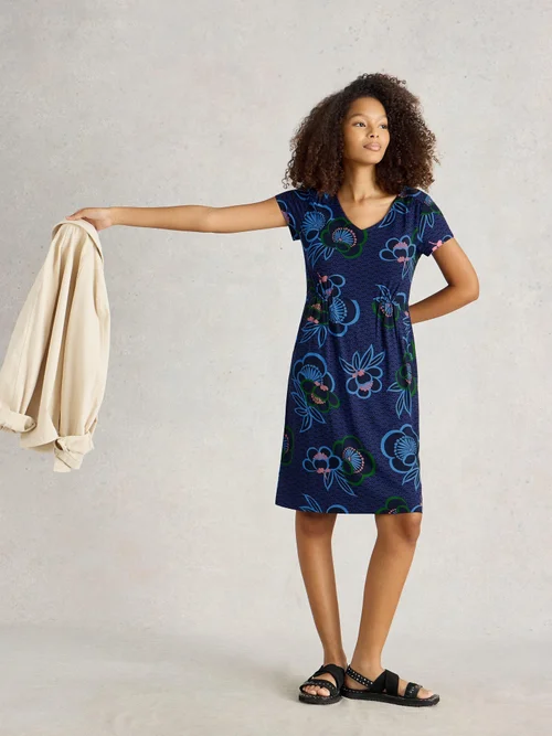 Jerseykleid Tallie - Blue Pr - 34/R Bild 1