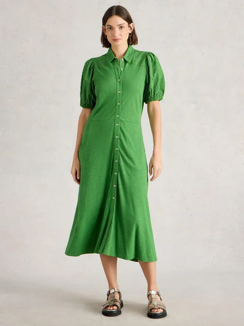 Besticktes Kleid Rua - Mid Green - 48/R Bild 2
