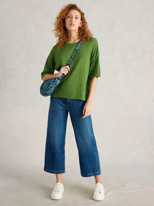 Top Kate aus Leinenmischung - Brt Green - 52 Bild 2