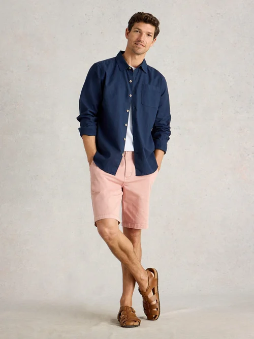 Chino-Shorts aus Bio-Baumwolle - Lgt Pink - 38/R Bild 2