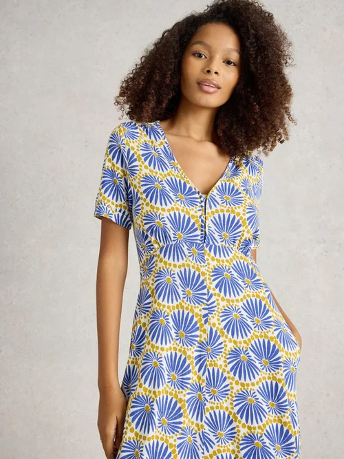 Jerseykleid Megan - Blue Pr - 52/R Bild 3