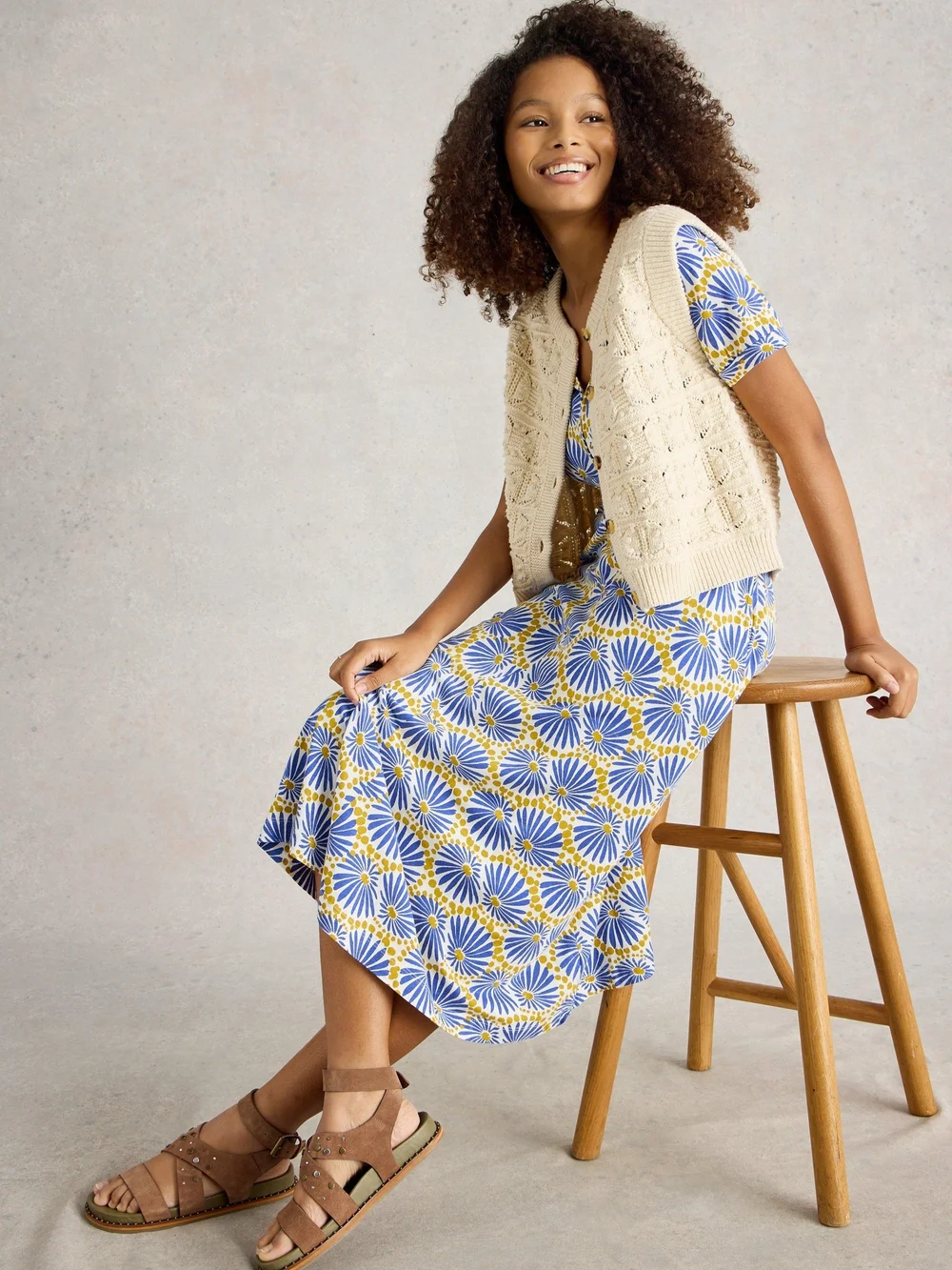 Jerseykleid Megan - Blue Pr - 52/R Bild 1
