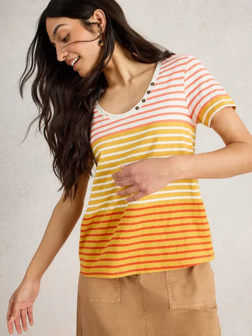 T-Shirt Nadia - Yellow Mlt - 52 Bild 3