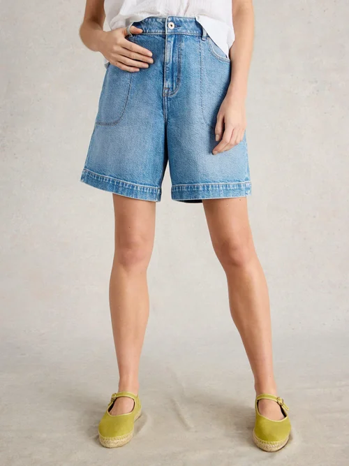 Jeansshorts Tia - Mid Denim - 46/R Bild 3