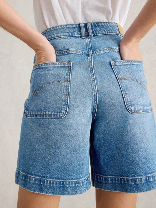 Jeansshorts Tia - Mid Denim - 52/R Bild 4