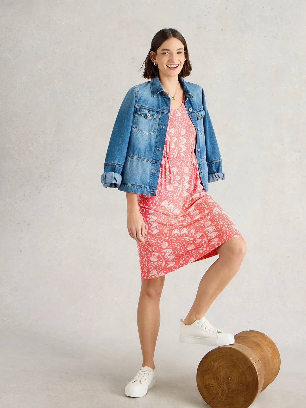 Jerseykleid Tallie - Pink Pr - 52/R Bild 1