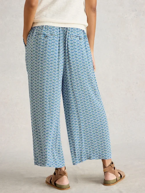 Culotte Lisette mit Knittereffekt - Blue Pr - 52/R Bild 4