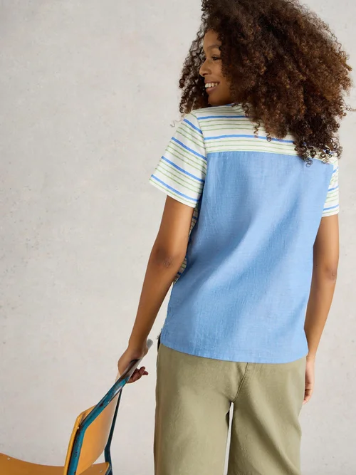 T-Shirt Abbie - Blue Mlt - 52 Bild 4