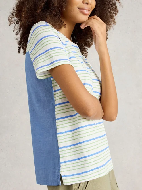 T-Shirt Abbie - Blue Mlt - 52 Bild 3