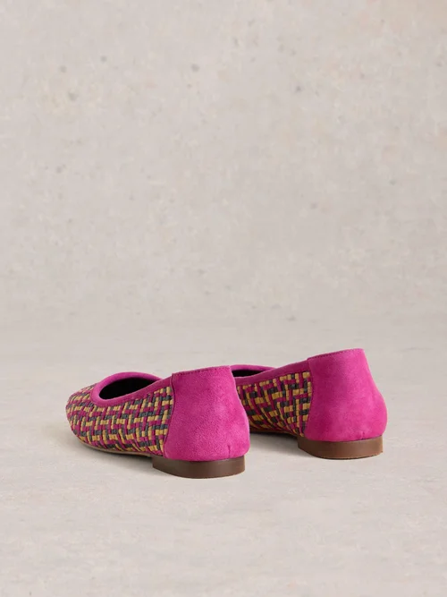 Geflochtene Ballerinas Ellie - Pink Mlt - 41 Bild 4