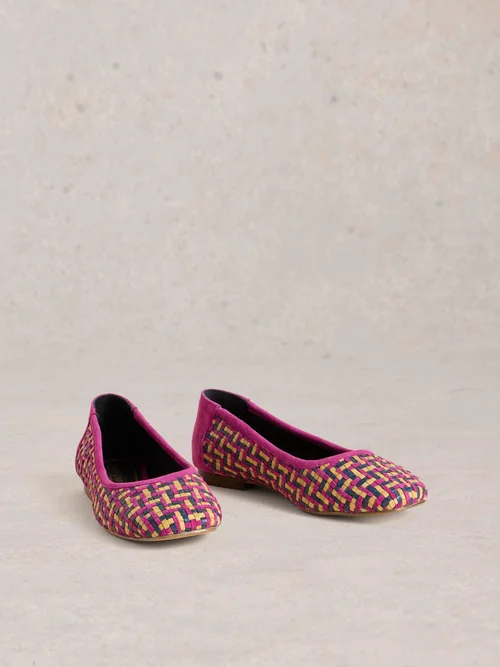 Geflochtene Ballerinas Ellie - Pink Mlt - 41 Bild 2