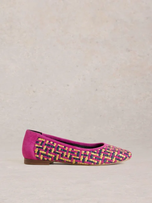 Geflochtene Ballerinas Ellie - Pink Mlt - 41 Bild 1