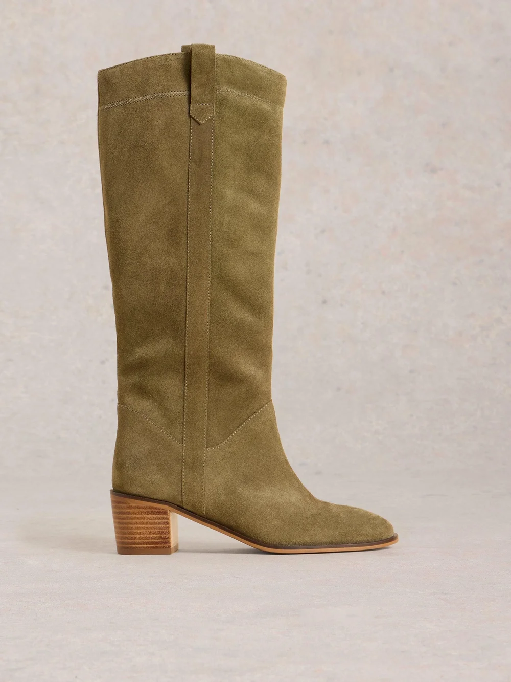 Wildlederstiefel Izzy - Khaki Grn - 37 Bild 1