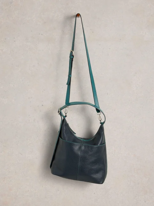 Crossbody-Tasche Sophia aus Leder - Dark Navy - EINHEITSGRÖSSE Bild 4