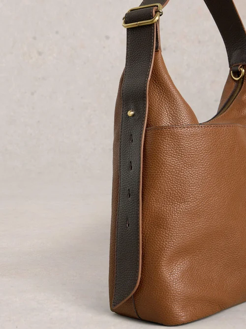 Crossbody-Tasche Sophia aus Leder - Mid Tan - EINHEITSGRÖSSE Bild 3