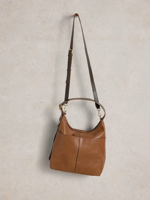 Crossbody-Tasche Sophia aus Leder - Mid Tan - EINHEITSGRÖSSE Bild 4
