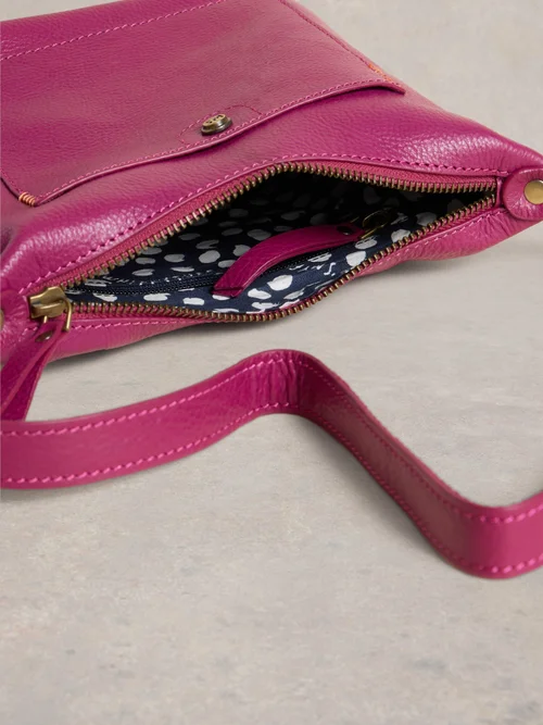 Mini Fern Crossbody-Tasche aus Leder Bild 3