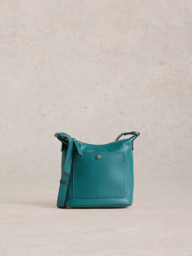Mini Fern Crossbody-Tasche aus Leder