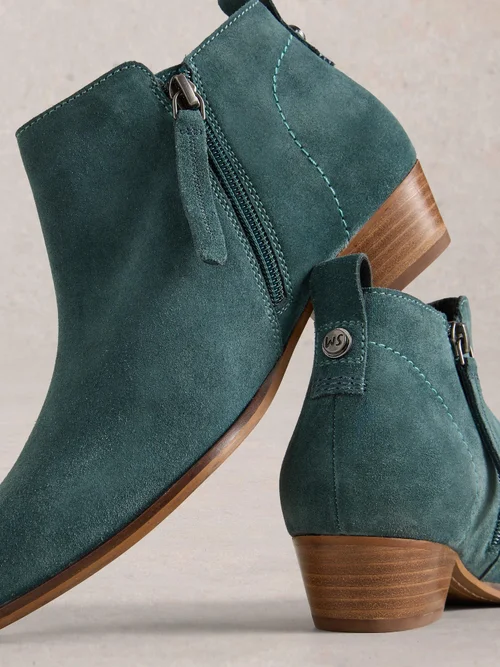 Wildlederstiefeletten Willow - Mid Teal - 41 Bild 3