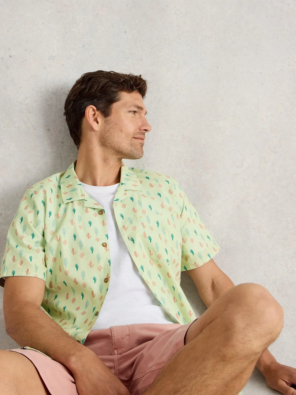 Hemd Hayle mit Kakteenprint - Green Pr - XL Bild 1