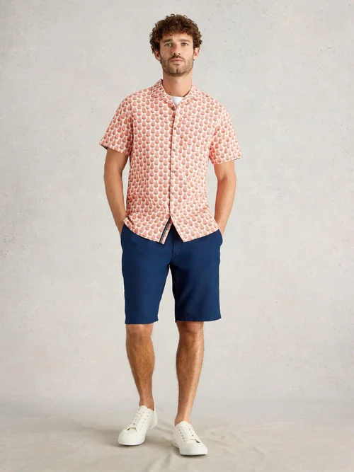 Shorts aus Leinenmischung - Dark Navy - 38/R Bild 2