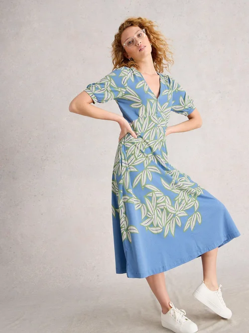 Jerseykleid Megan - Blue Pr - 52/R Bild 3