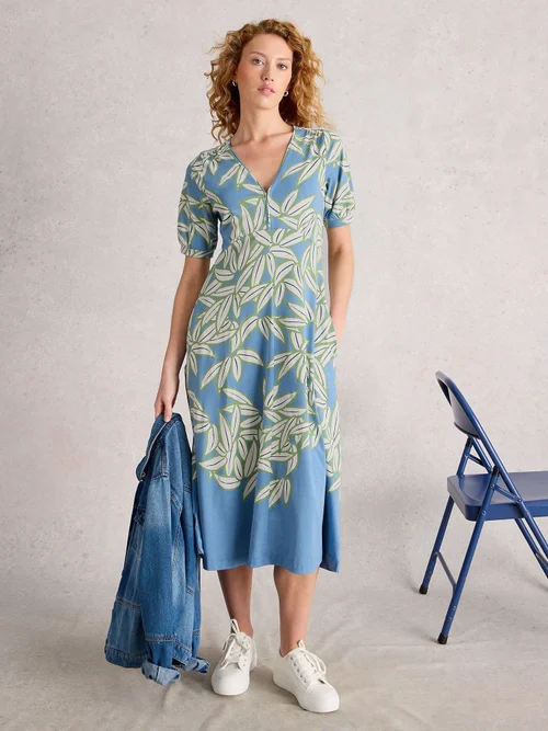 Jerseykleid Megan - Blue Pr - 50/R Bild 2