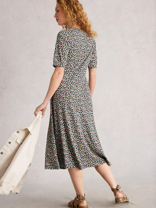 Jerseykleid Megan - Navy Multi - 34/R Bild 4