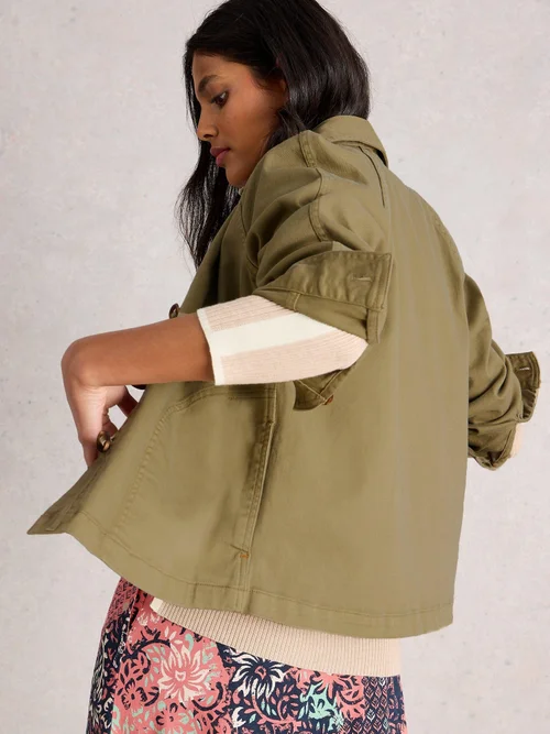 Jeansjacke Eden - Khaki Grn - 52/R Bild 4