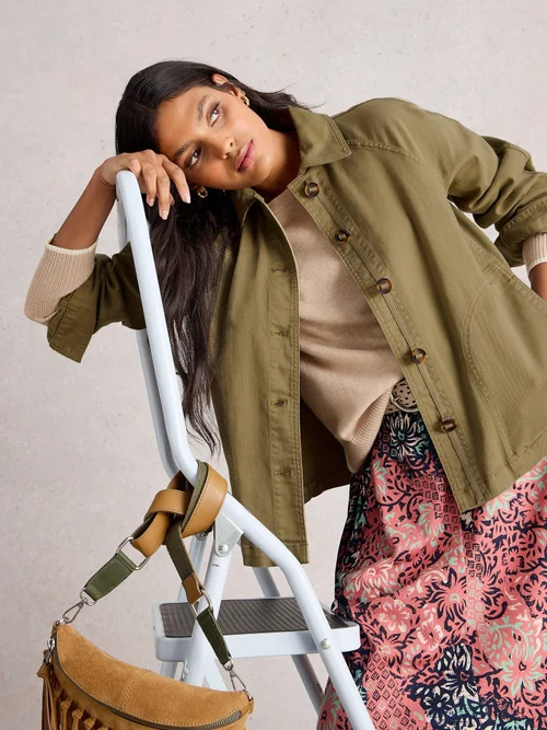 Jeansjacke Eden - Khaki Grn - 52/R Bild 1