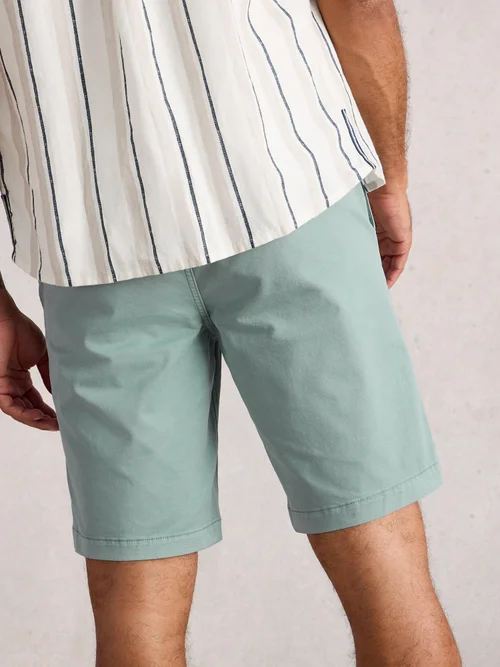 Chino-Shorts aus Bio-Baumwolle - Lgt Blue - 38/R Bild 4