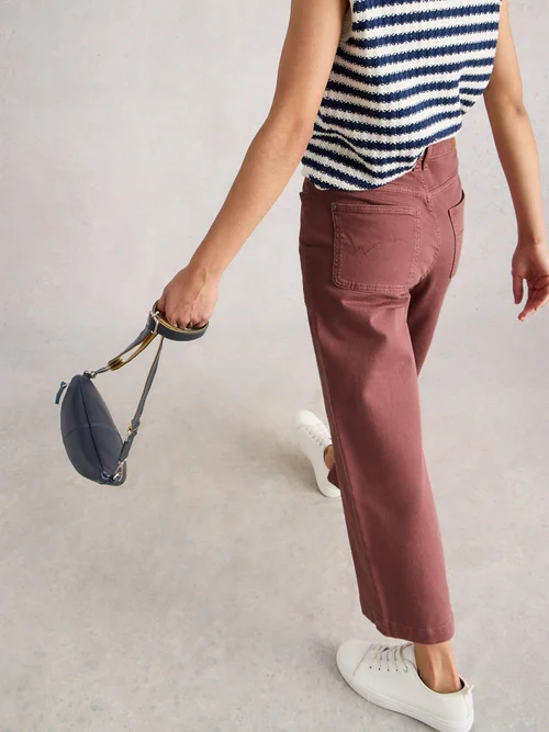 7/8-Jeans Tia mit weitem Bein - Mid Pink - 50/R Bild 4