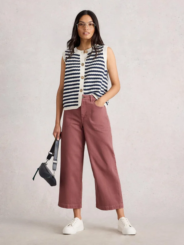 7/8-Jeans Tia mit weitem Bein