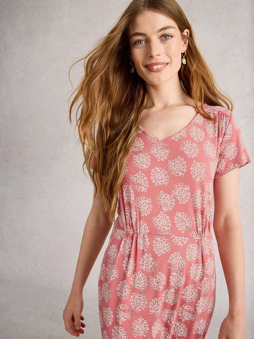 Jerseykleid Tallie - Pink Pr - 52/R Bild 1