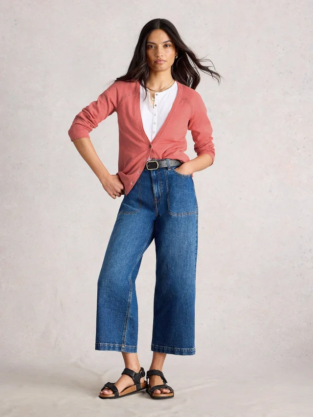 Strickjacke Naria aus Leinenmischung