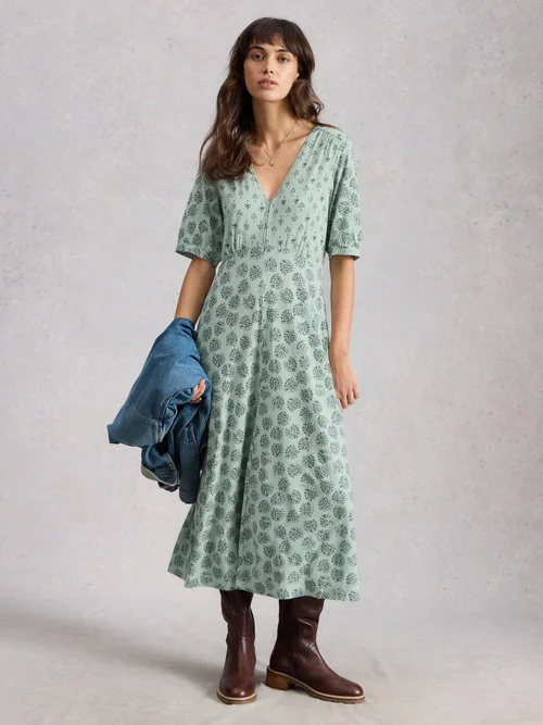 Jerseykleid Megan - Lgt Green - 52/R Bild 2