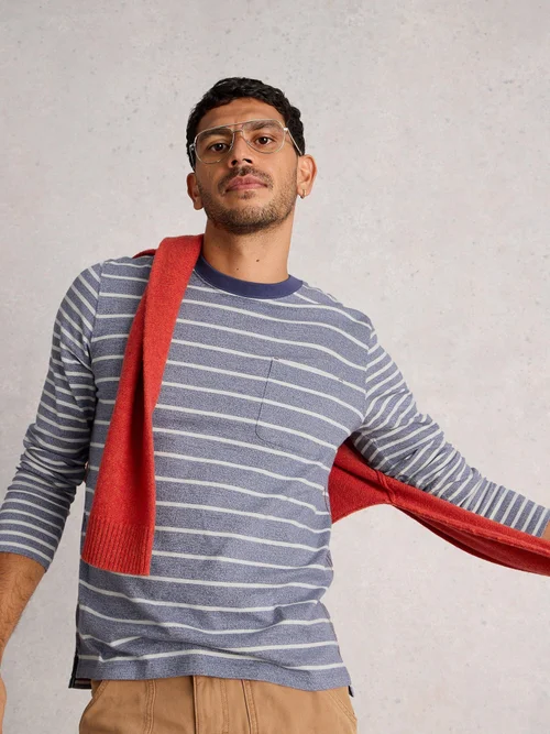 Longsleeve Accleton - Blue Mlt - XXXL Bild 3